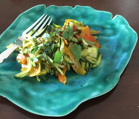 courgette-poivrons-et-coriandre